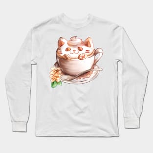 Catpuccino Long Sleeve T-Shirt